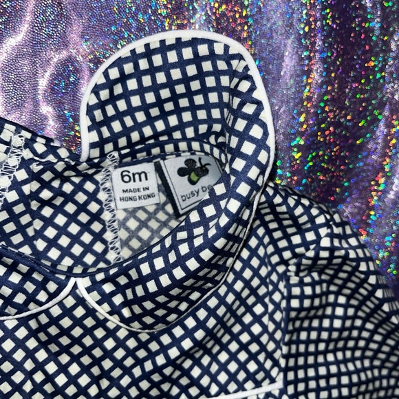 Busy Bee Navy Dress - Picture 2 of 4